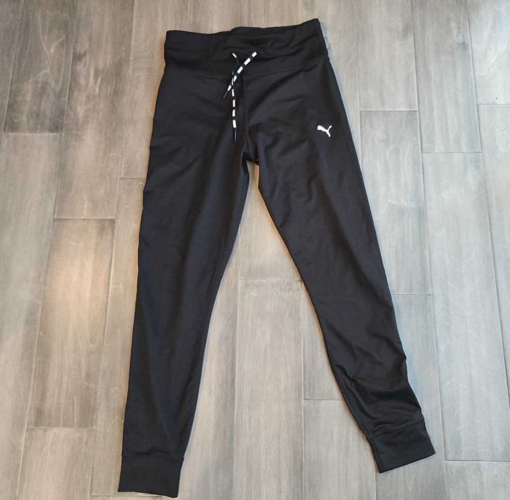 Puma Forever Better Black Joggers Leggings Womens Activewear Lounge Pants Size M